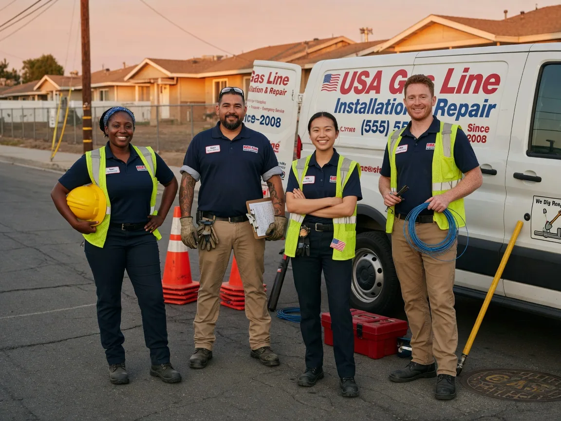 Gas Line Installation company in Eitzen, MN
